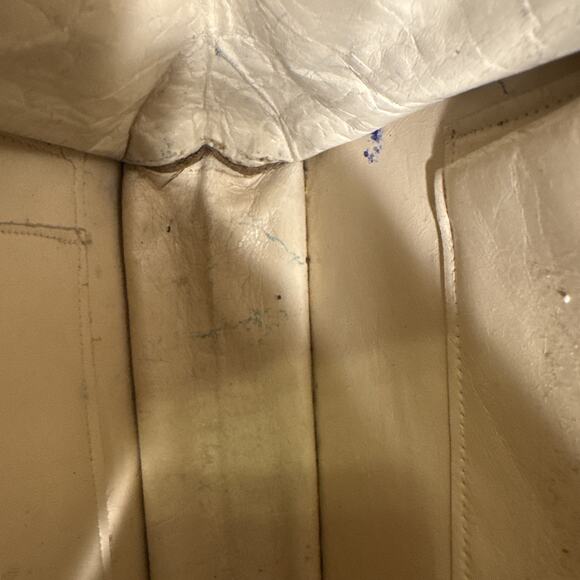 Vintage BrownOstrich Leather Small Hand Bag - Picture 10 of 13